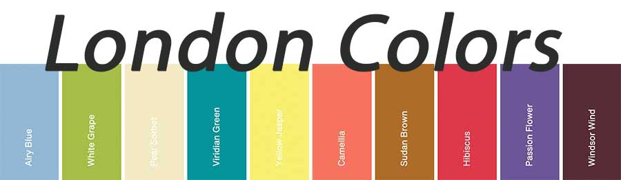 london fashion week color palette for upcoming colors for 2025