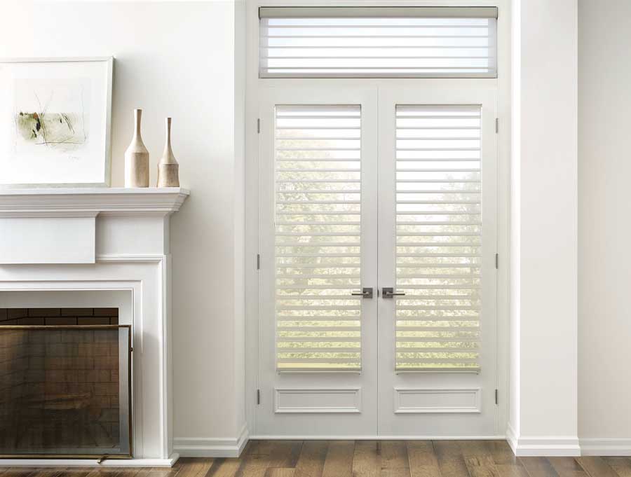 silhouette shades on windows and doors in London Ontario home